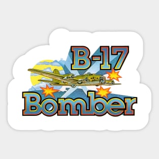 B-17 Bomber Sticker